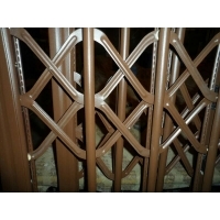 百德防盜網(wǎng)(純白中花)產品圖片與相冊 - 河南百德活動防護門窗